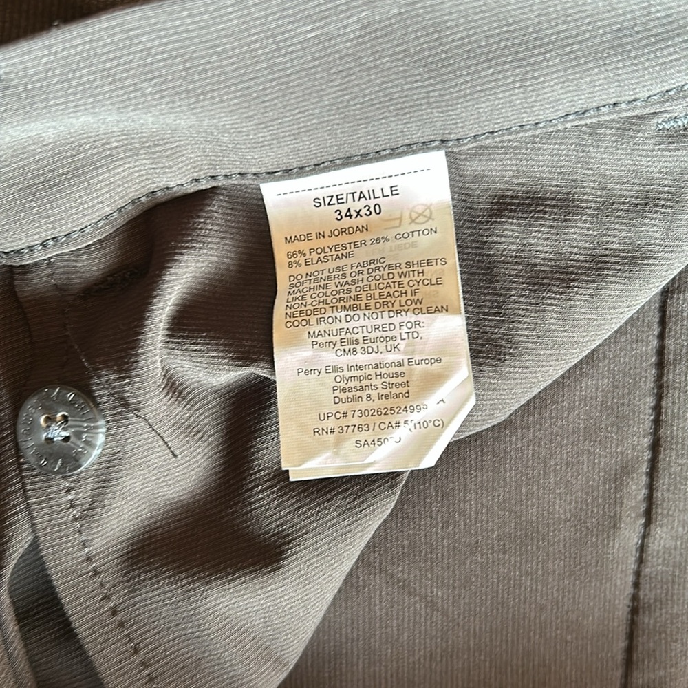 Men’s Callaway Golf Pants 34x30. Black front & back pockets - Picture 3 of 9